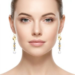 گوشواره آویز گوی