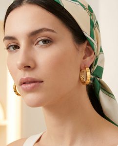 گوشواره حلقه ای لاو کارتیر